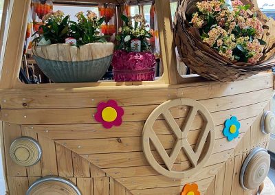 Topfblume HotMilii Deko Ideen fuer Ladenlokal